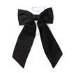 Picture of BARRETTE BOW CLIP BLACK WITH TAILS 10CM